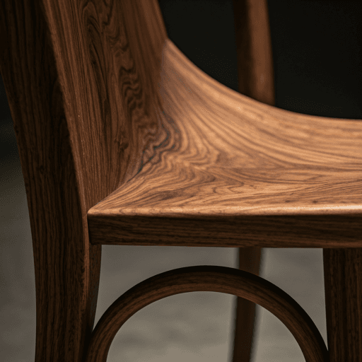 Premium walnut craftsmanship detail